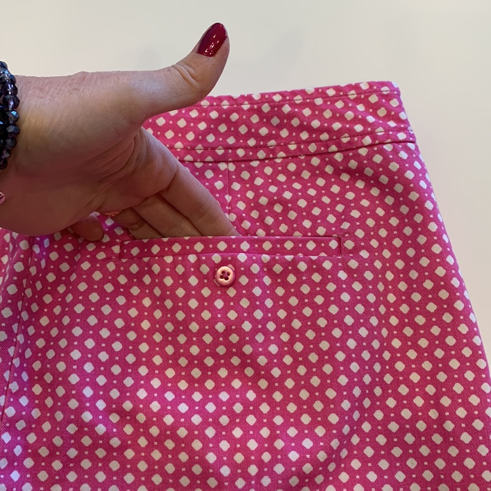 J.Crew Stretch Pink & White Mini Skirt, 4 - Picture 9 of 15